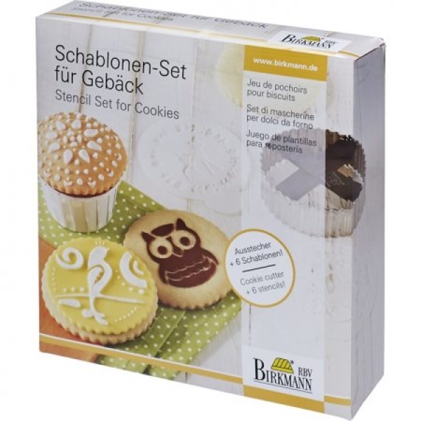 Schablonen-Set für Gebäck - Ganzjahr