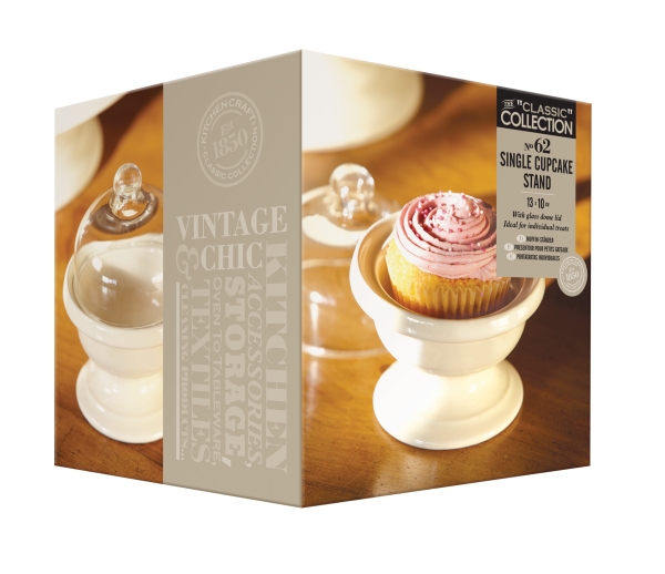 Cupcake Ständer mit Glashaube