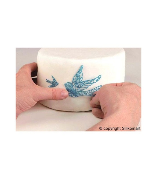 Silicone Mat Tricot Decor - BIRDS