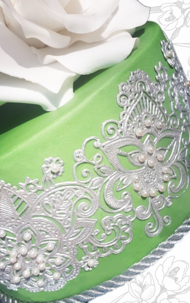 Silicone Mat CakeArt Platinum Collection - Urban Henna