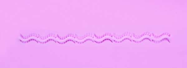 Wavy Line Crimper 19mm Serrated Edge