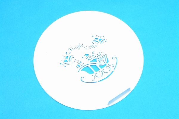 Stencil Santa Sleigh
